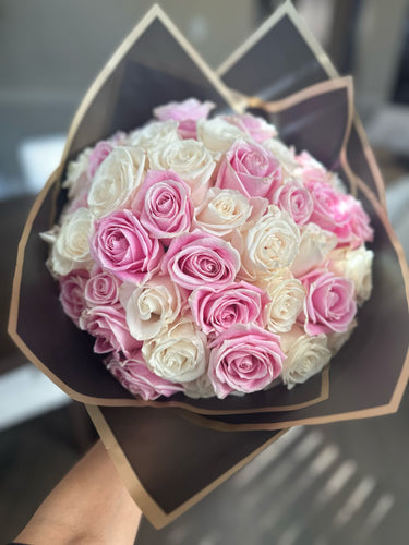 Pink and white bouquet